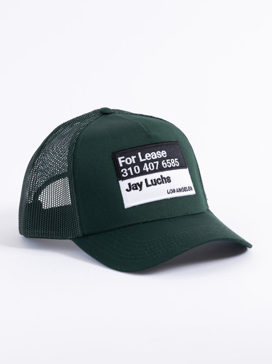 JAY LUCHS FOR LEASE TRUCKER HAT