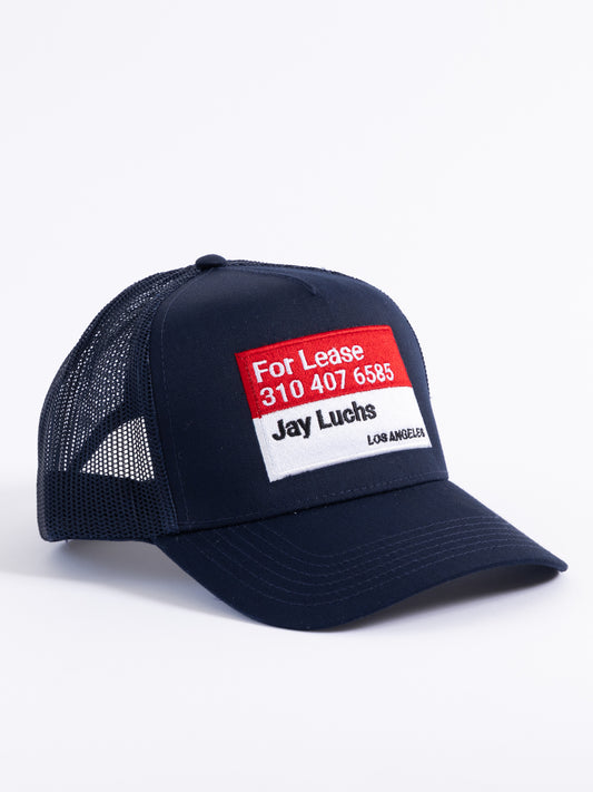 JAY LUCHS FOR LEASE TRUCKER HAT