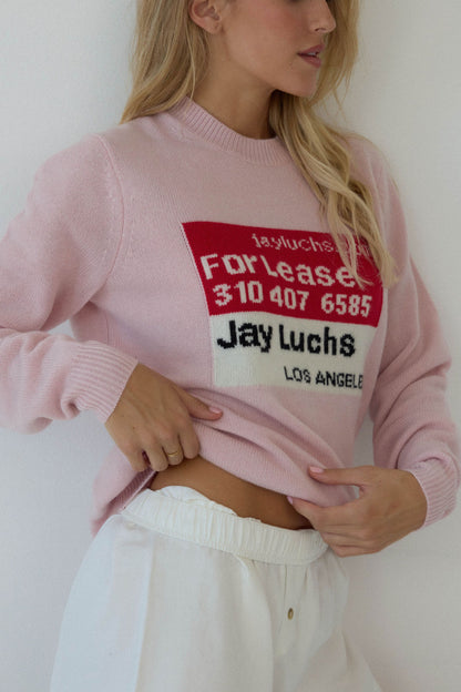 GUEST IN RESIDENCE CASHMERE SWEATER - PINK