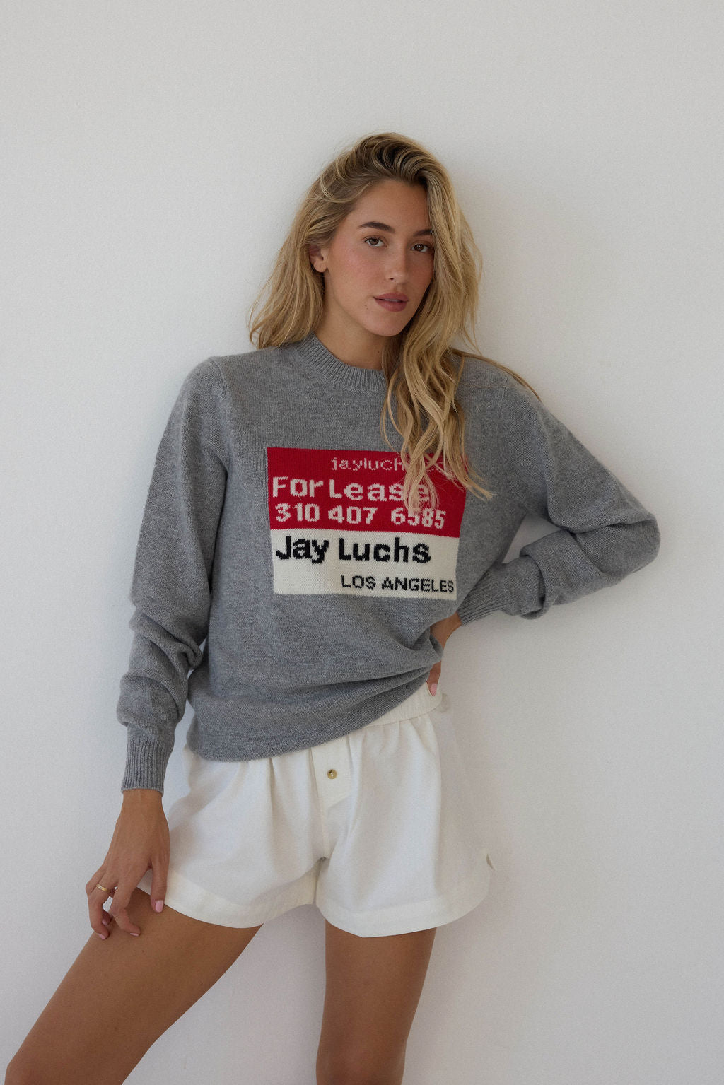 GUEST IN RESIDENCE CASHMERE SWEATER - GRAY